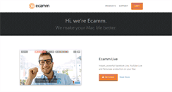 Desktop Screenshot of ecamm.com